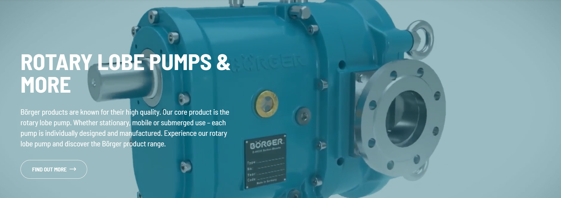 Börger — Heavy-Duty Rotary Lobe Pumps Tailored for the Sugar Industry